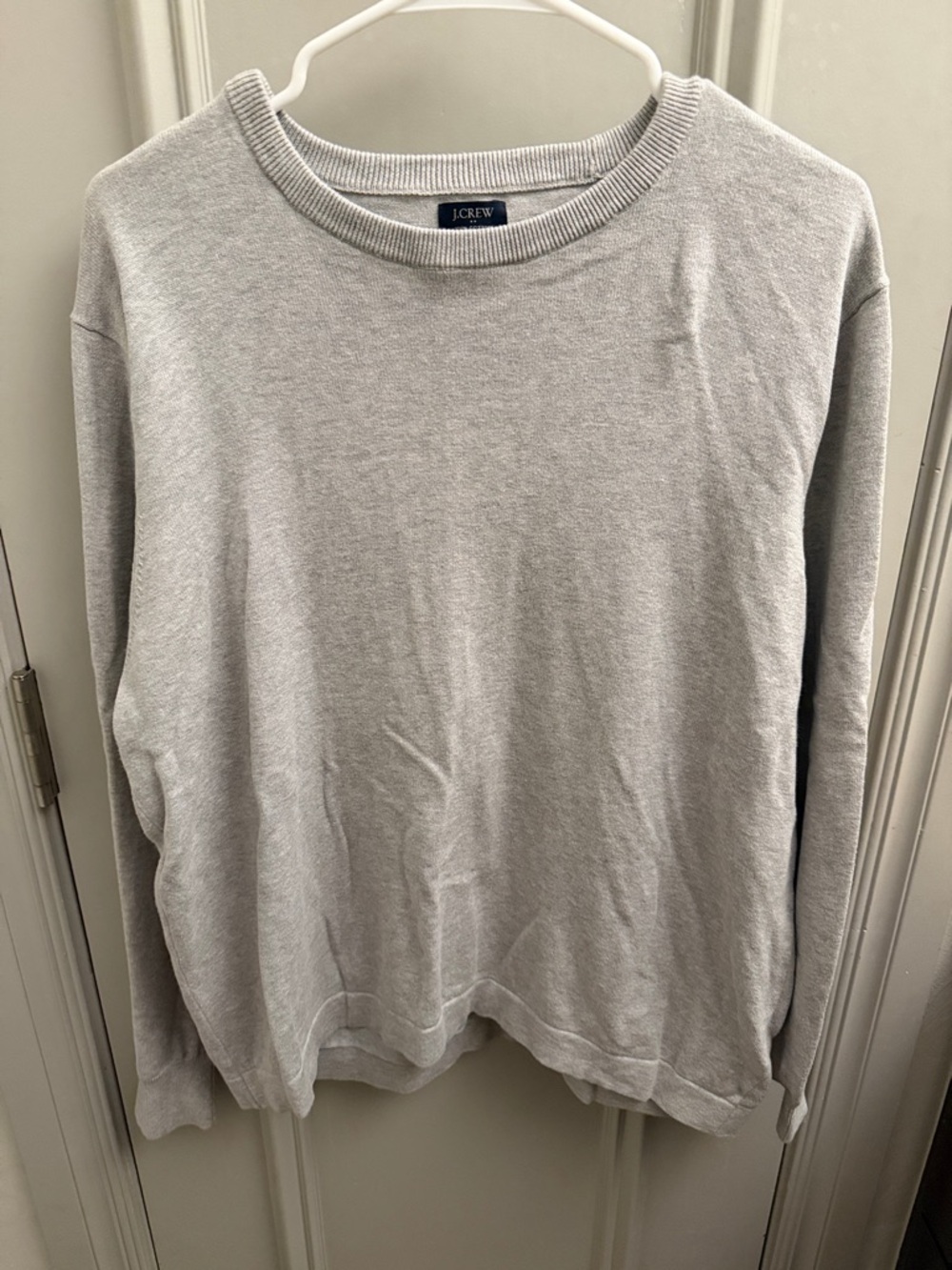 J. Crew Light Heather Gray Crewneck Sweatshirt